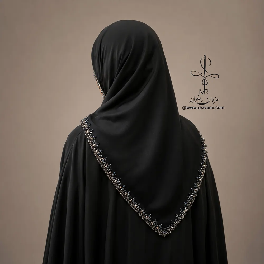 روسری مدل پیچک | مزون رضوانه