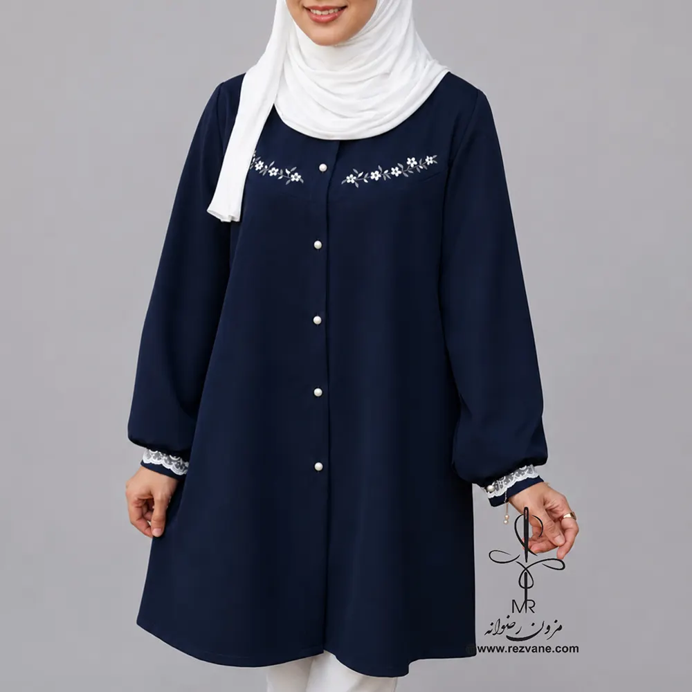 شومیز گل | مزون رضوانه